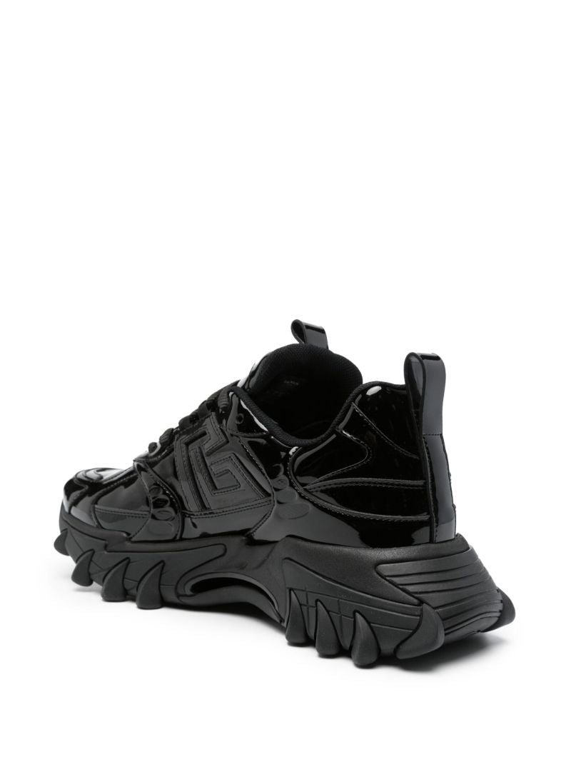 Black B-east Pb Leather Sneakers