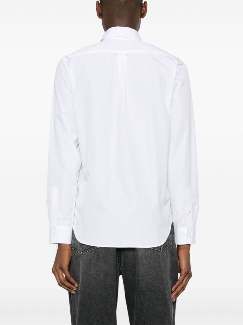 White Fox Head Cotton Shirt