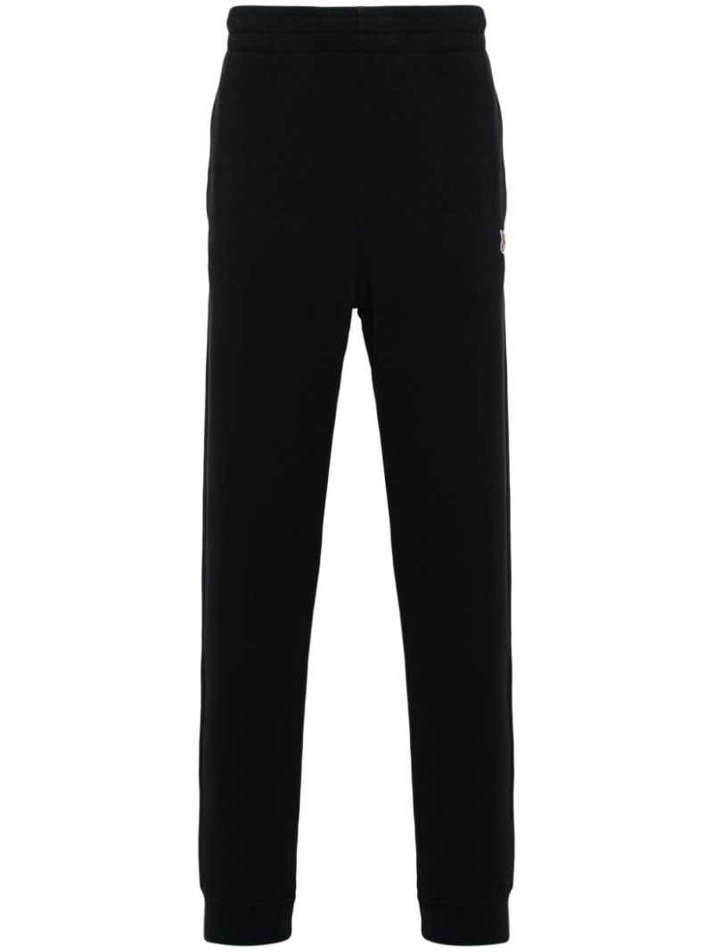 Black Fox Head Cotton Track Pants