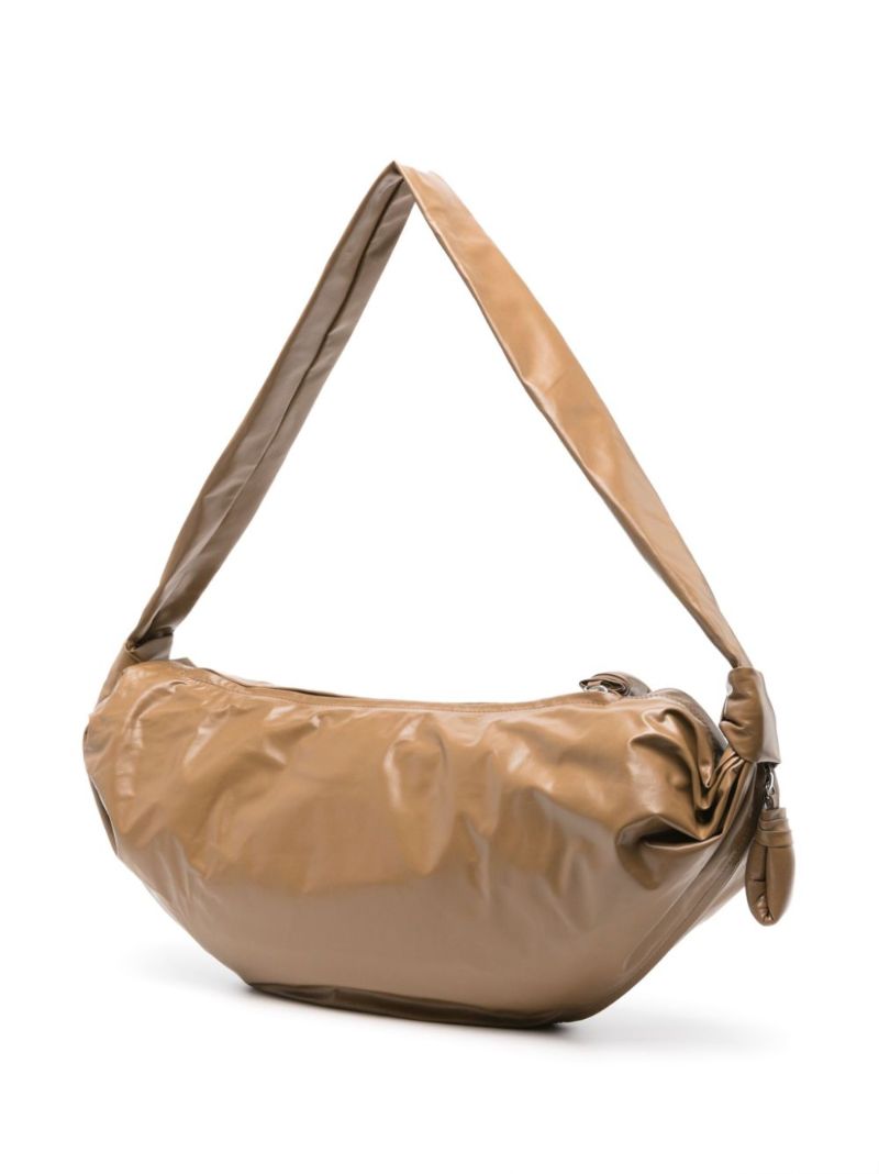 Brown Croissant Medium Cross Body Bag