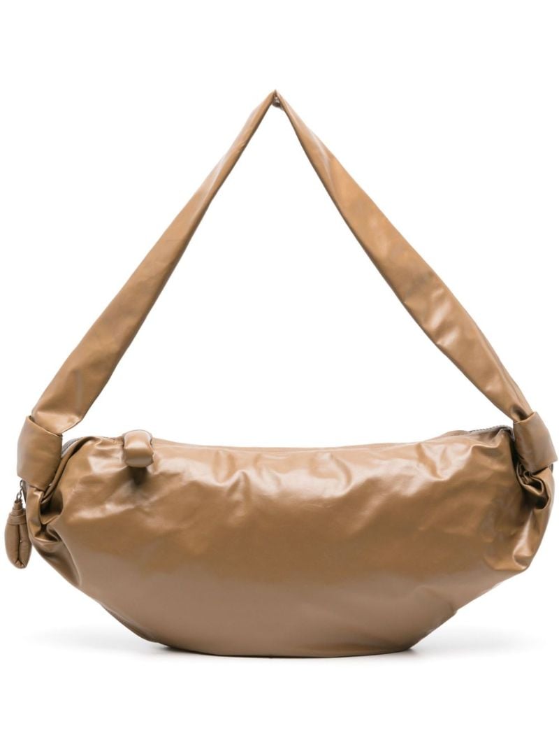 Brown Croissant Medium Cross Body Bag