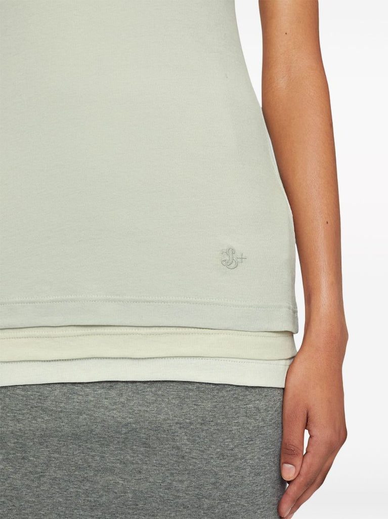 Green Layered Tank Top