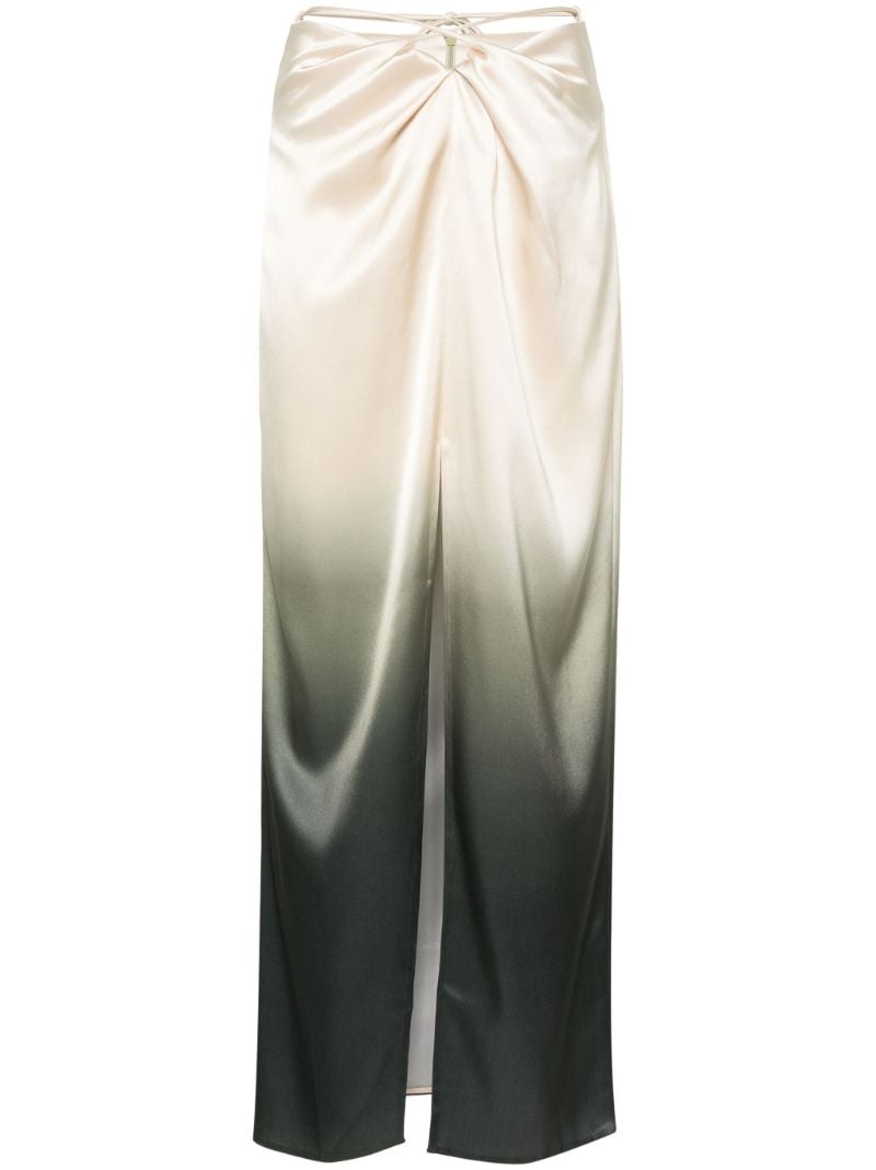 Nautral OmbrÃ_x0083_Â© Satin Maxi Skirt