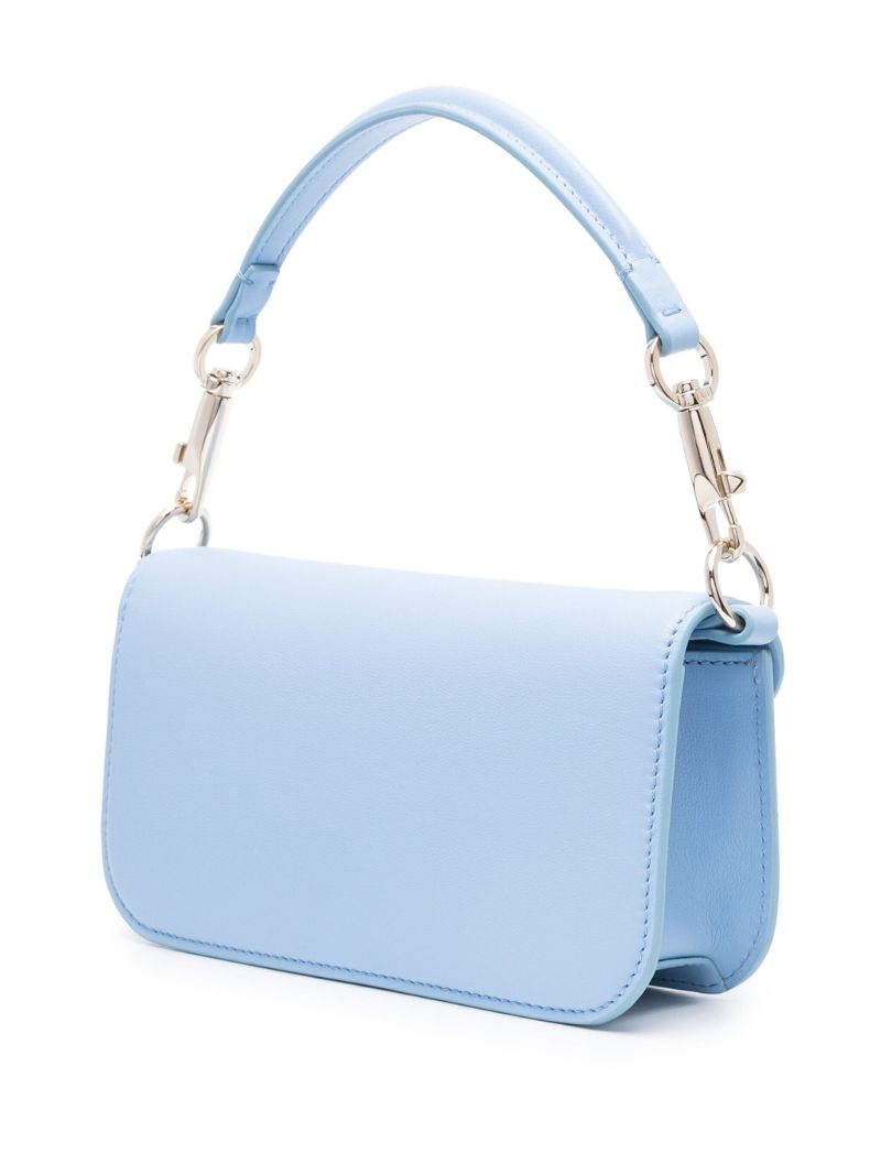 Blue LocÃ_x0083_Â² Leather Shoulder Bag