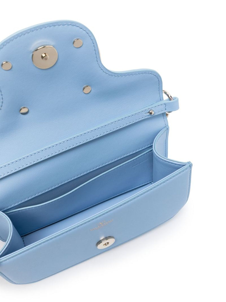 Blue LocÃ_x0083_Â² Leather Shoulder Bag