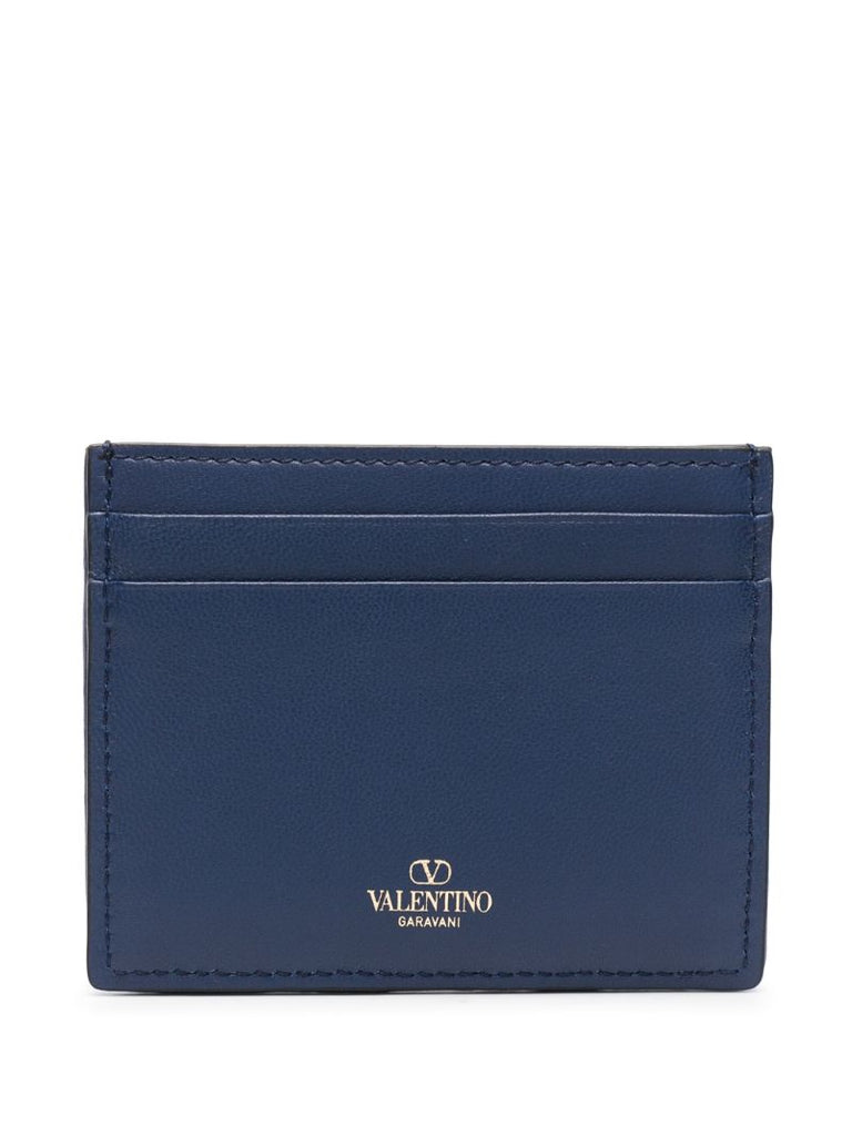 Blue Toile Iconographe Leather Cardholder
