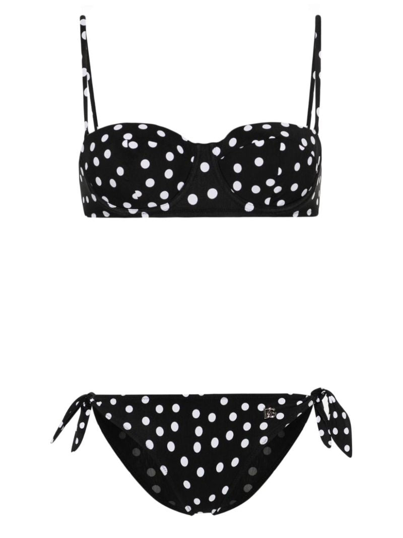 Polka Dot Balconette Bikini