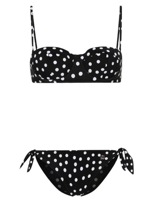 Polka Dot Balconette Bikini