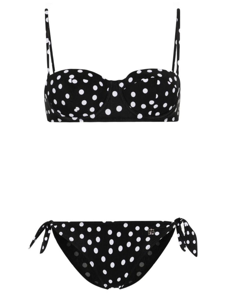 Polka Dot Balconette Bikini