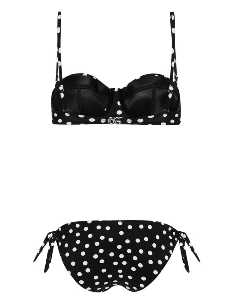 Polka Dot Balconette Bikini
