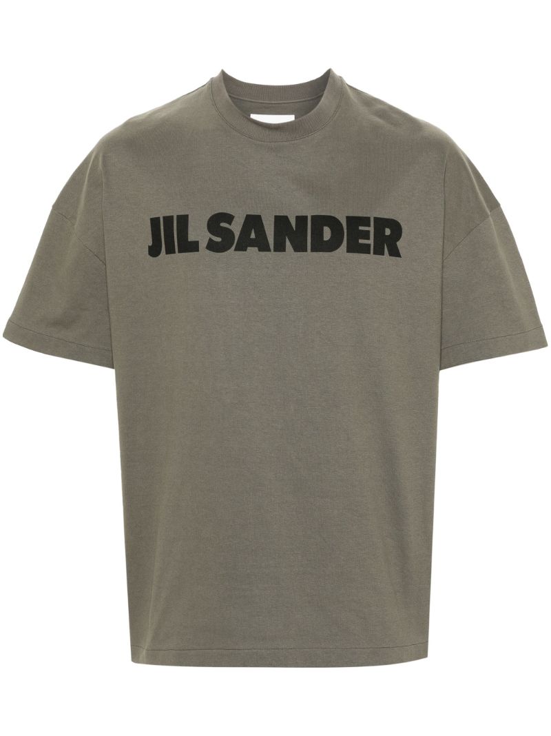Green Logo-print Cotton T-shirt