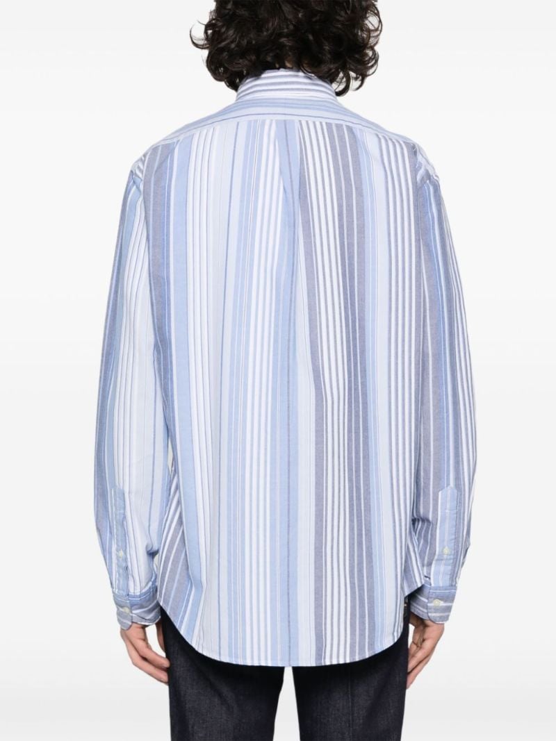 Blue Striped Cotton Shirt