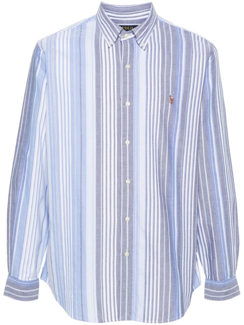 Blue Striped Cotton Shirt