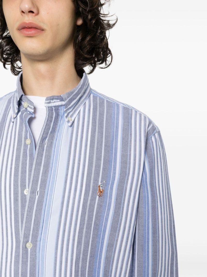 Blue Striped Cotton Shirt