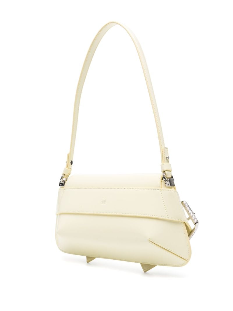 Yellow Voyou Leather Shoulder Bag