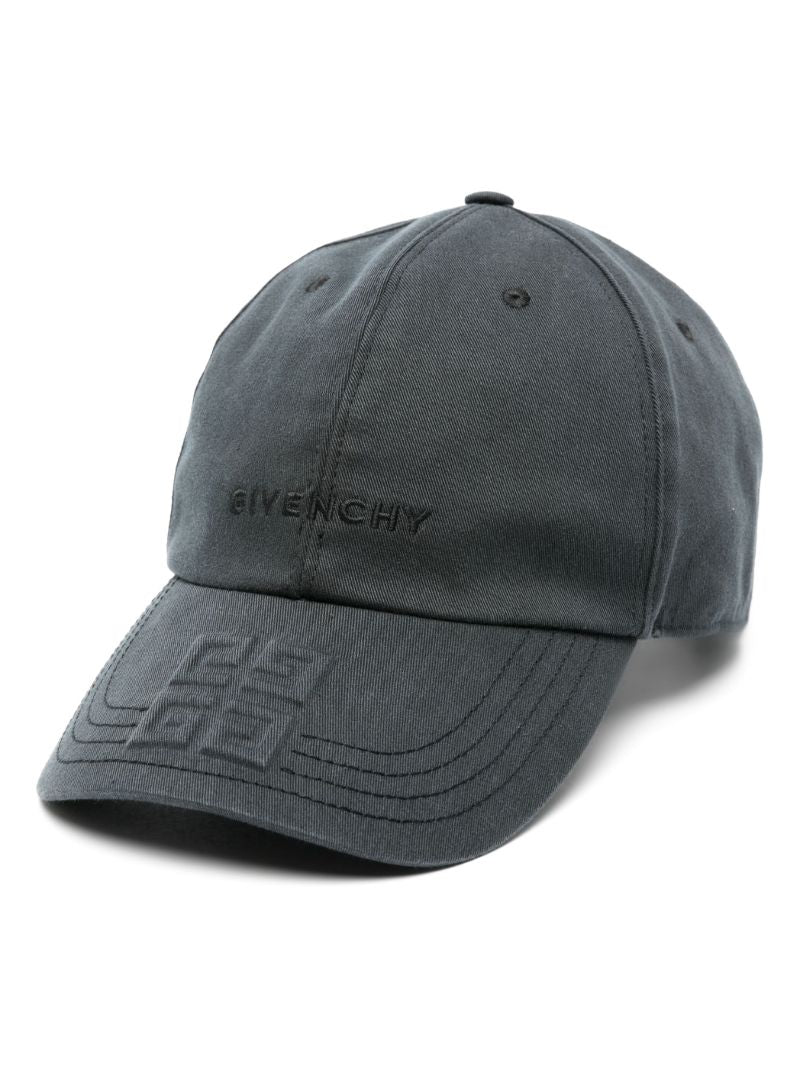 Black 4g-embossed Baseball Cap