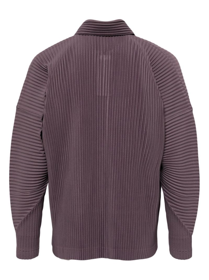 Brown Mc January Long-sleeve PlissÃ_x0083_Â© Polo Shirt