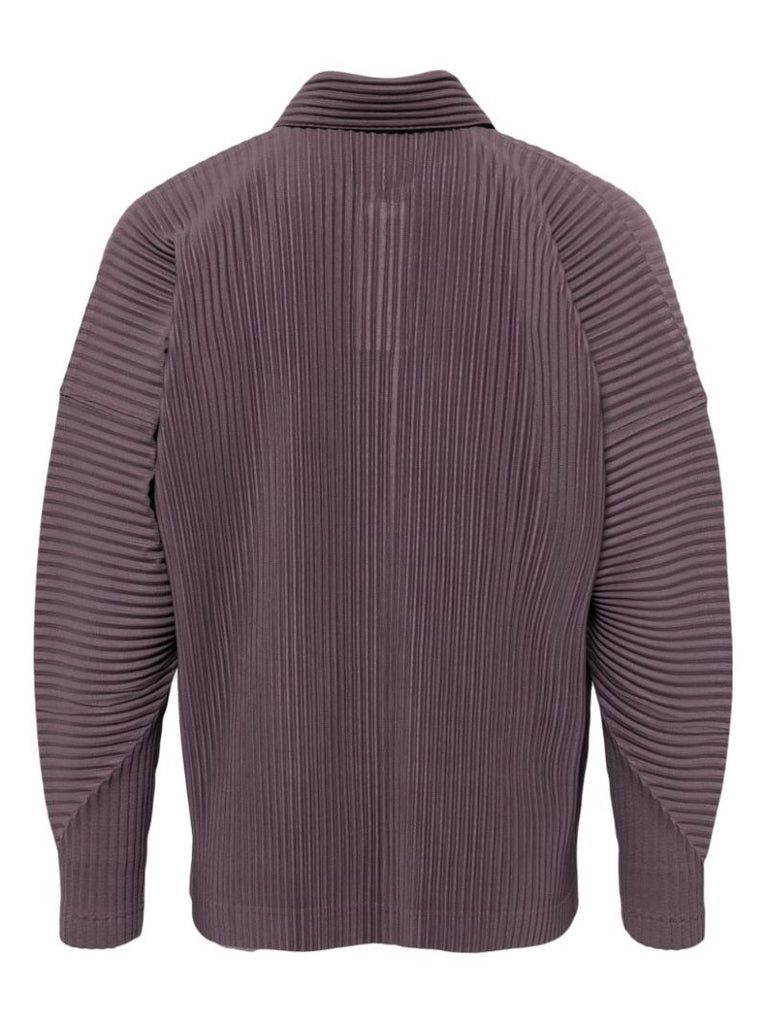 Brown Mc January Long-sleeve PlissÃ_x0083_Â© Polo Shirt