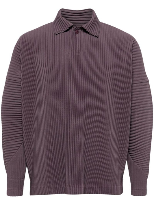 Brown Mc January Long-sleeve PlissÃ_x0083_Â© Polo Shirt
