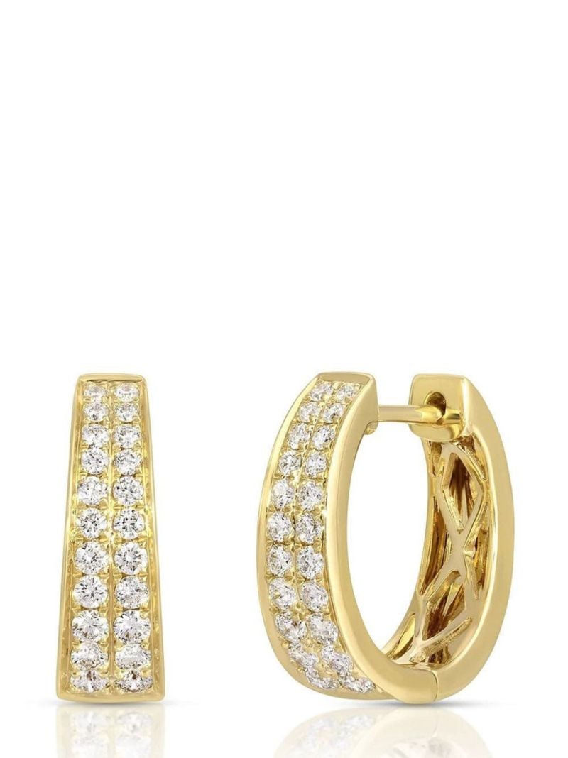 18k Yellow Gold Meryl Diamond Earrings