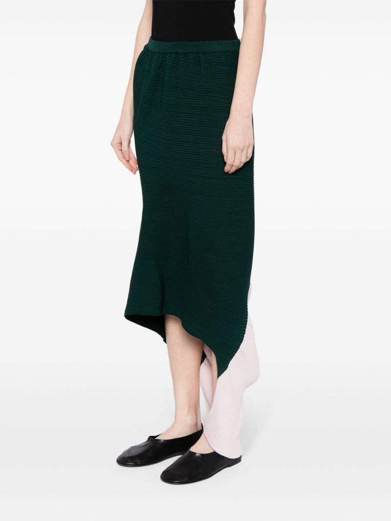 Pink Aerate Asymmetric Skirt