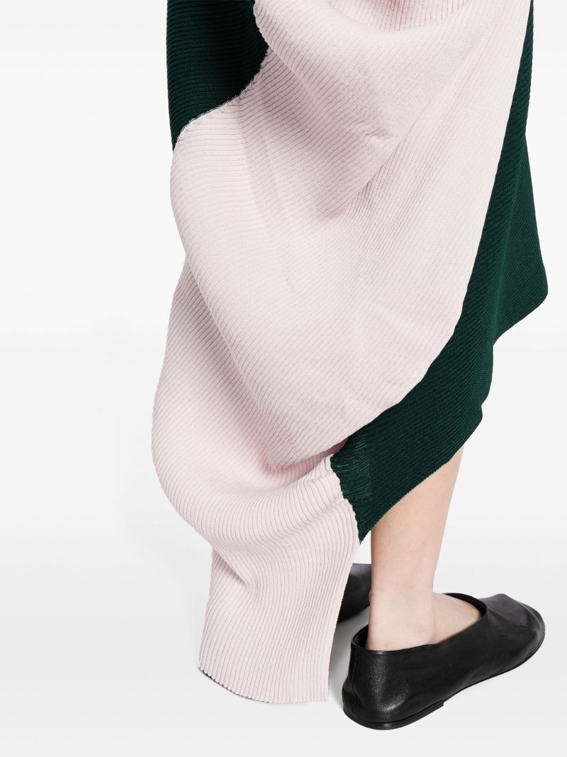 Pink Aerate Asymmetric Skirt
