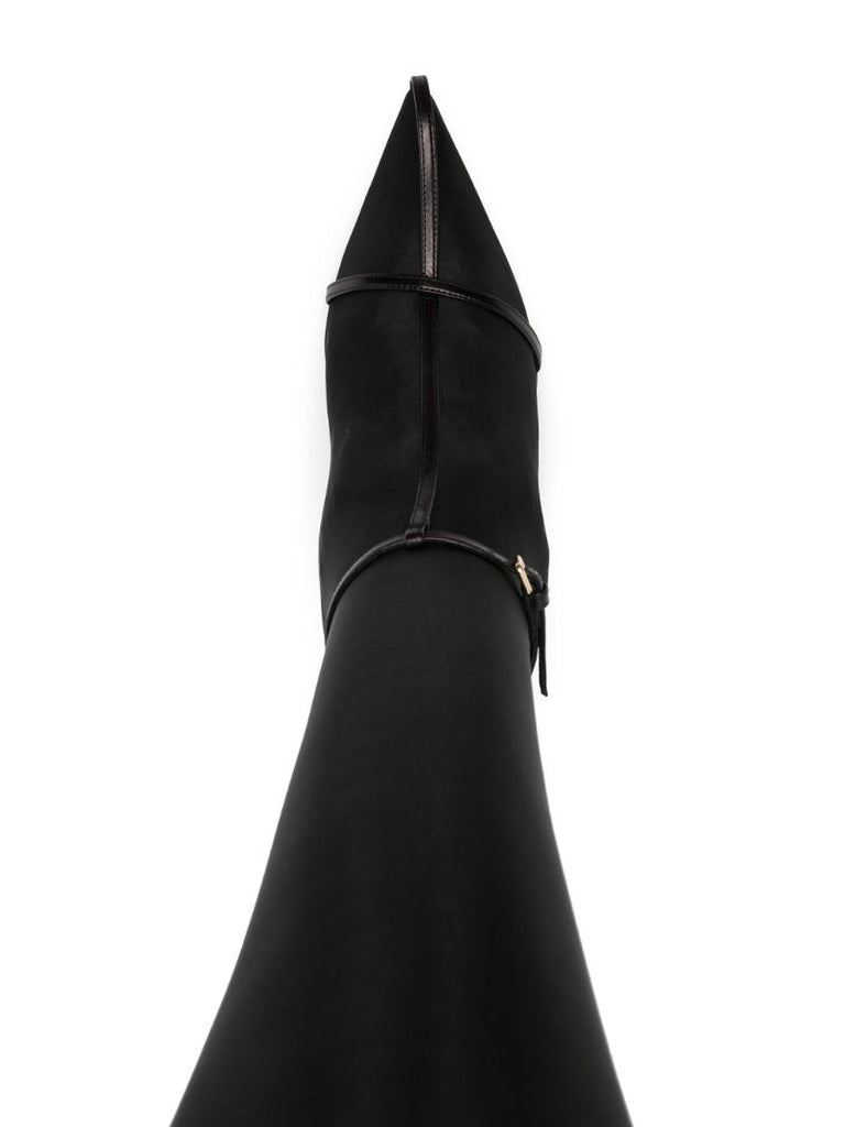 Black Knee-length Sock Boots