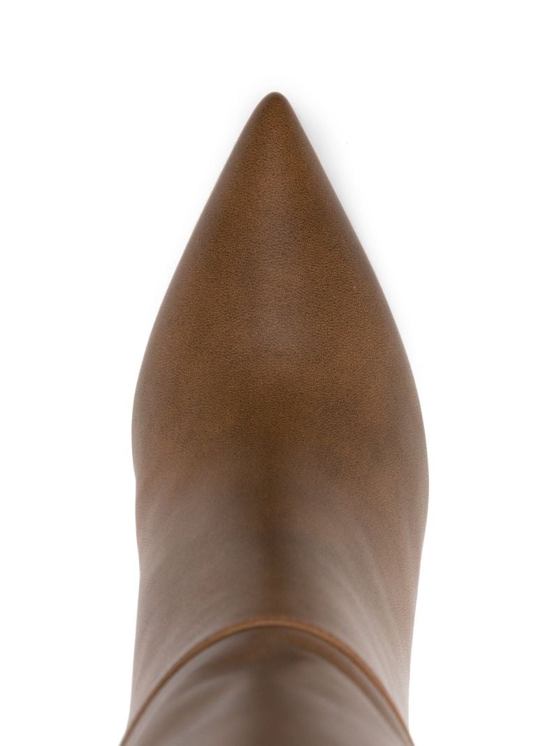 Brown Piper 85mm Leather Boots