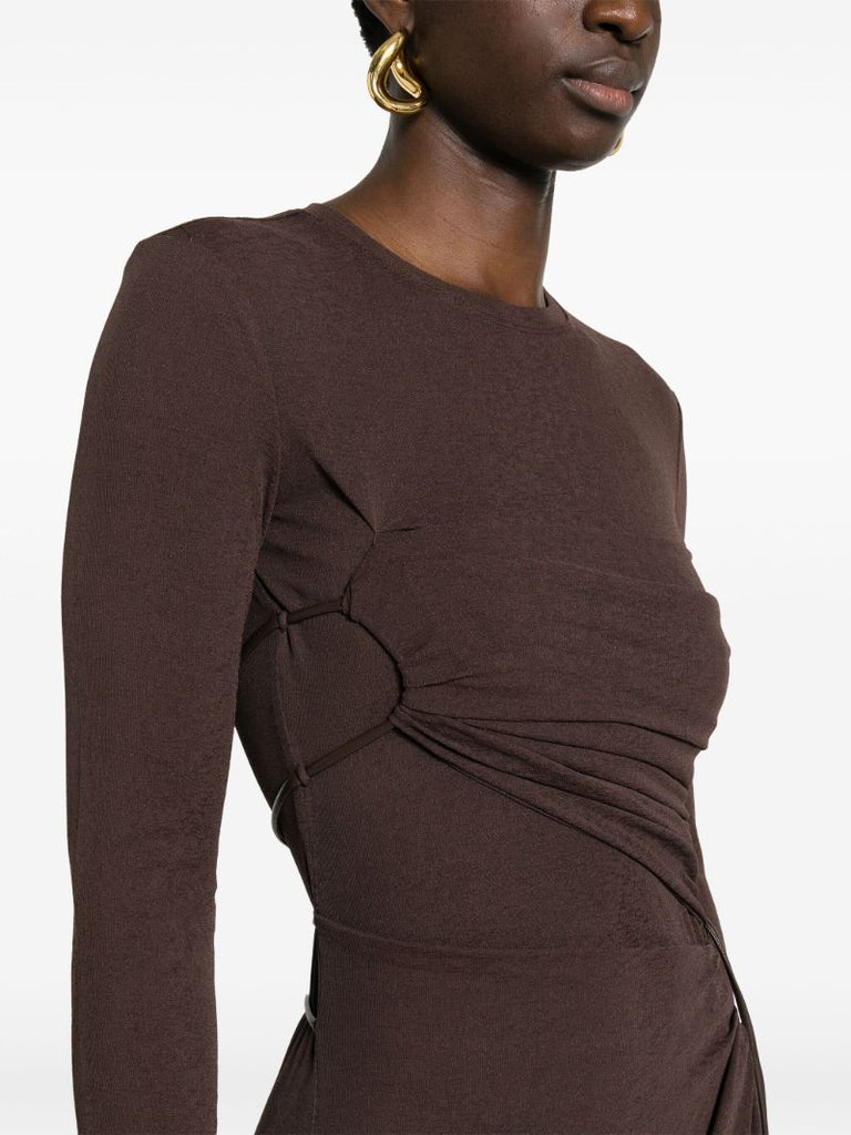 Brown Feiko Maxi Dress