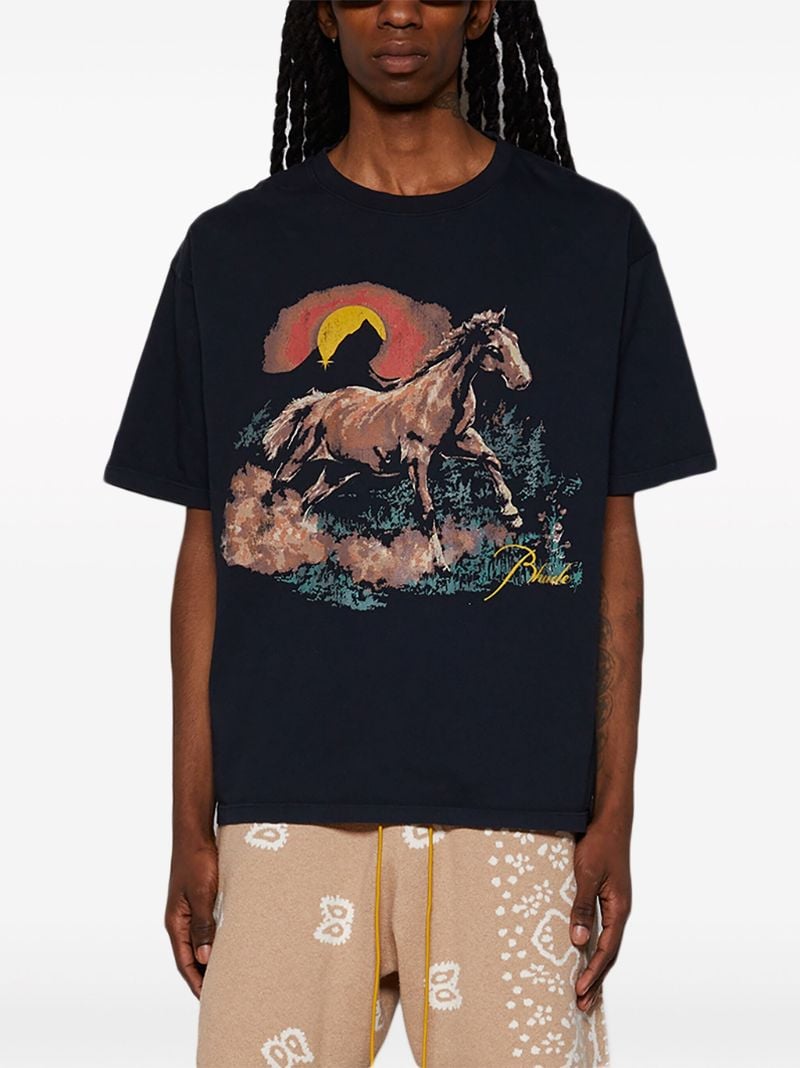 Black Santos Cotton T-shirt