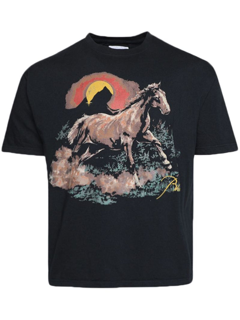 Black Santos Cotton T-shirt