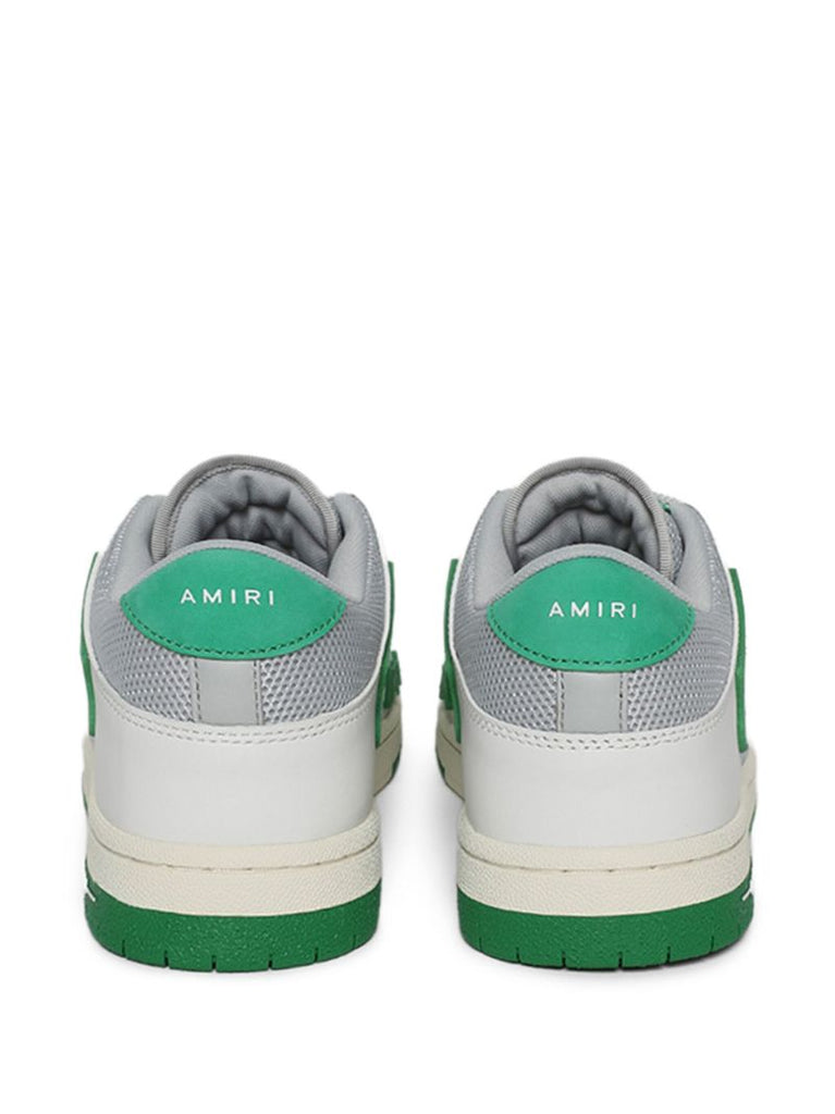 Green Skeltop Panelled Sneakers