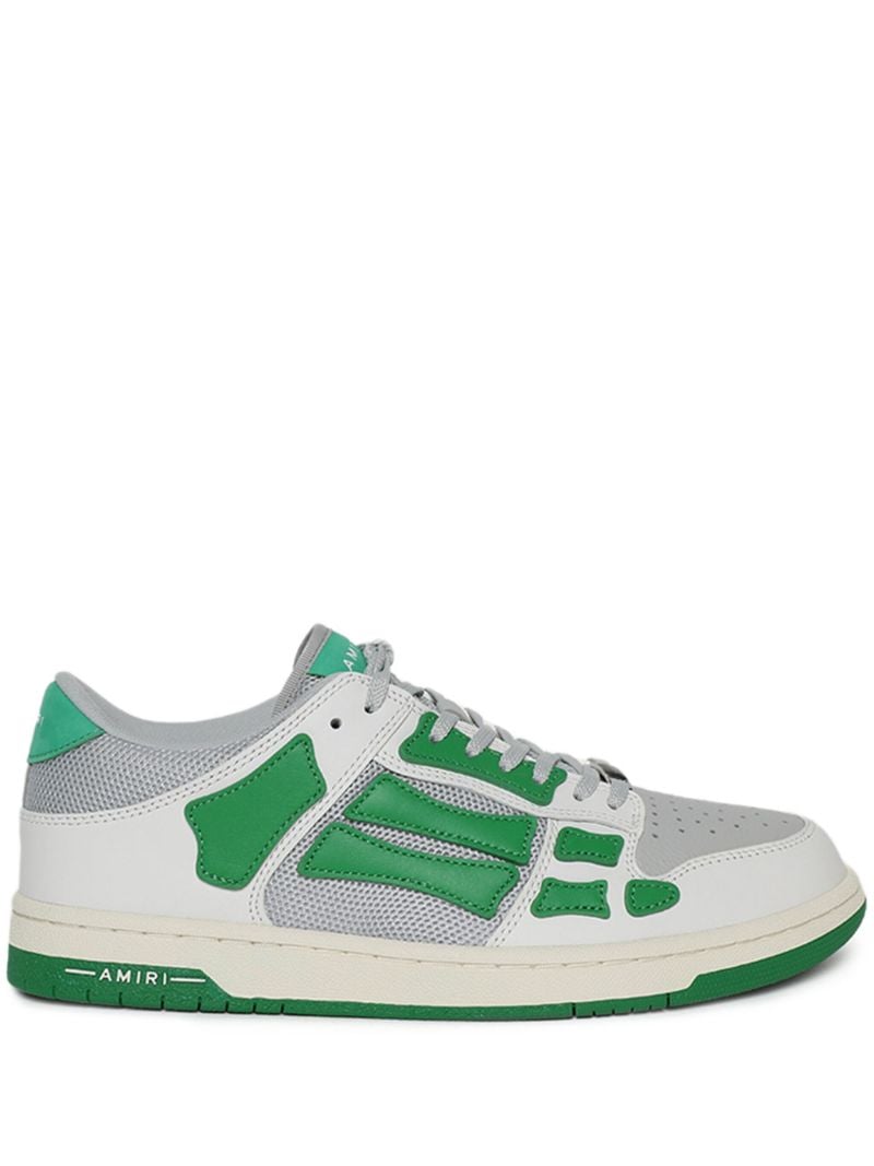 Green Skeltop Panelled Sneakers