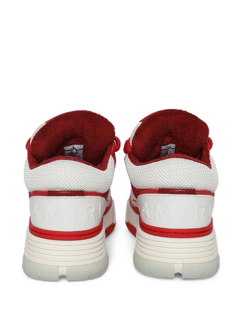 White Ma-1 Panelled Sneakers