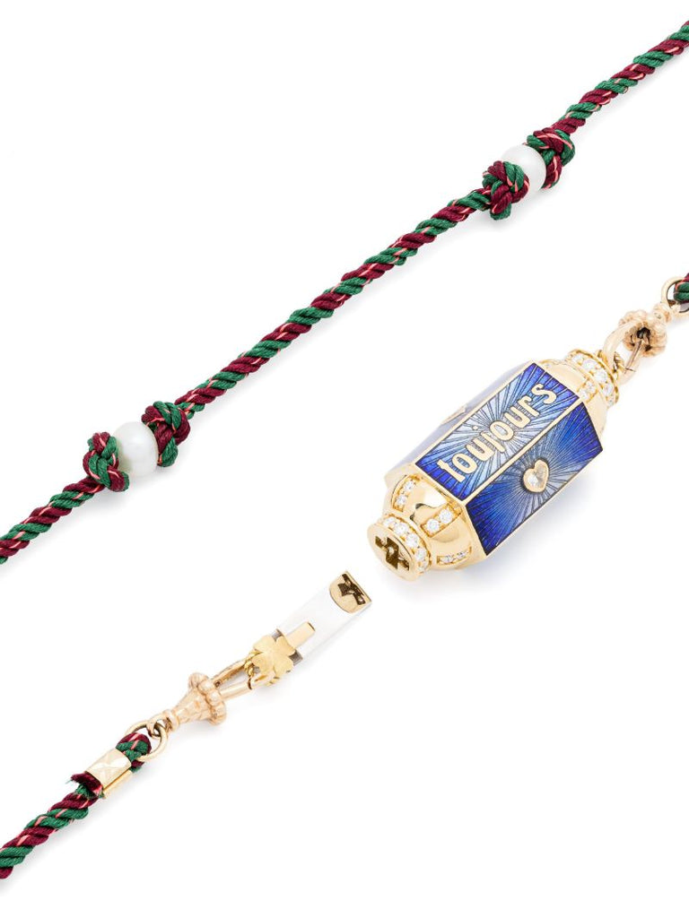 18k Yellow Gold Amour Toujours Diamond Necklace
