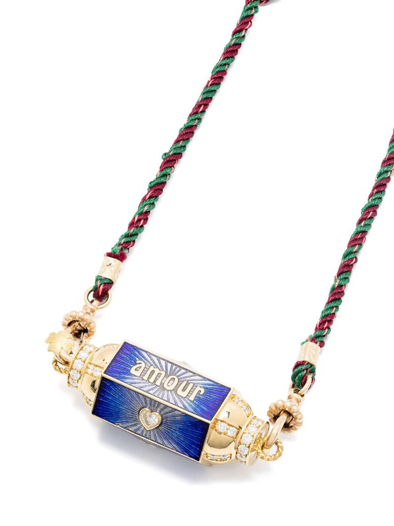 18k Yellow Gold Amour Toujours Diamond Necklace