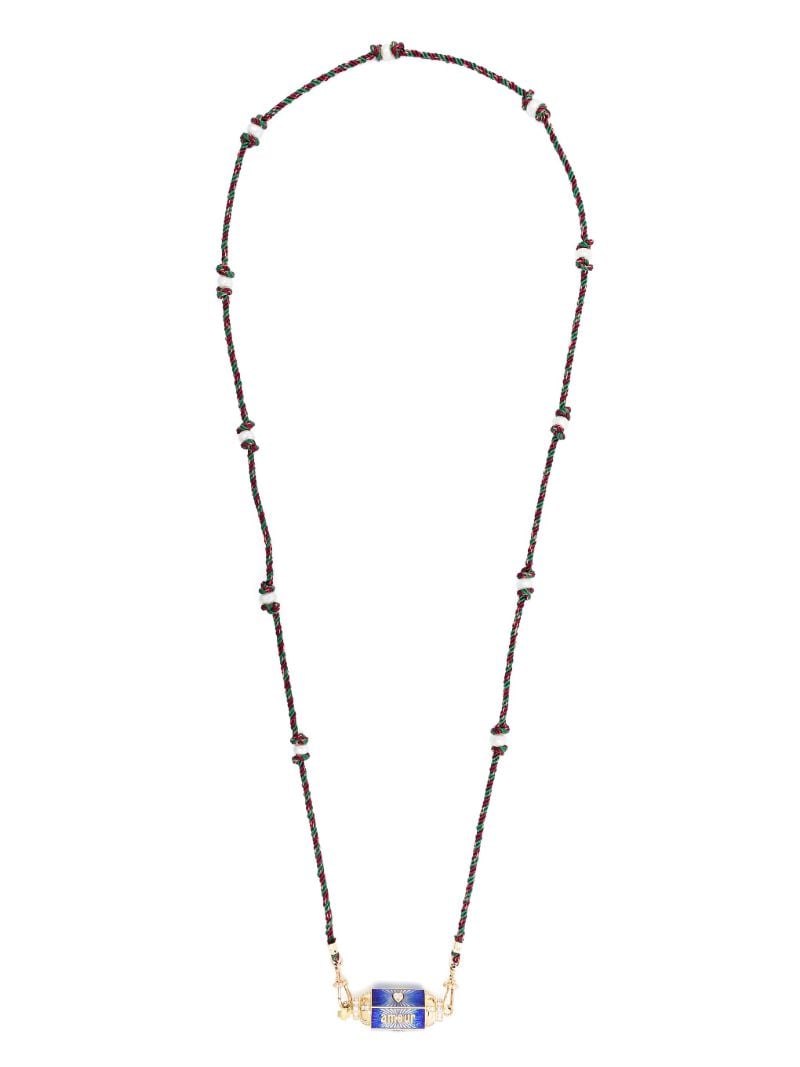 18k Yellow Gold Amour Toujours Diamond Necklace