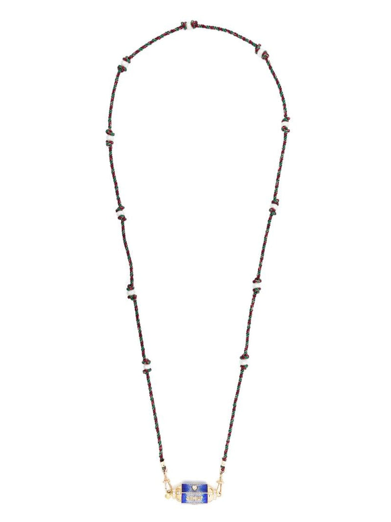 18k Yellow Gold Amour Toujours Diamond Necklace