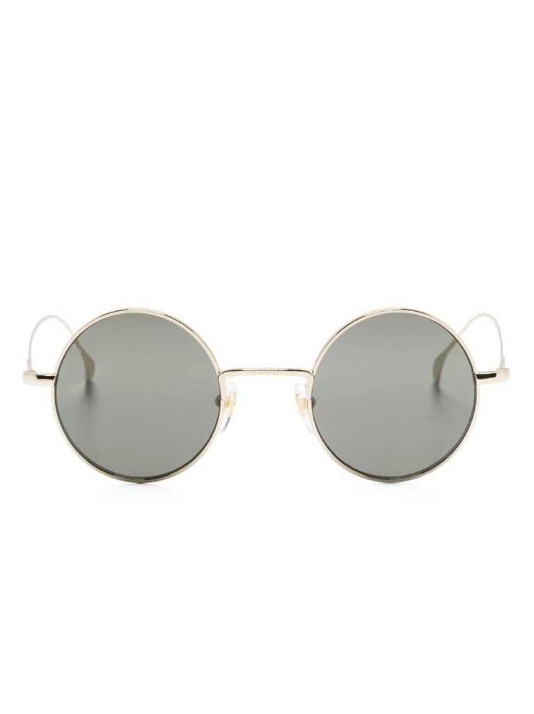 Gold-tone Round-frame Sunglasses