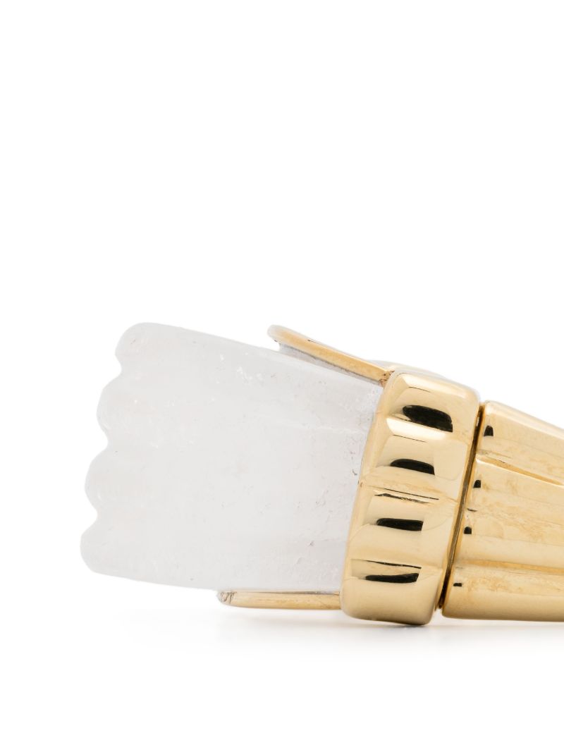 18k Yellow Gold DistÃ_x0083_Â¢ncia Quartz Ring