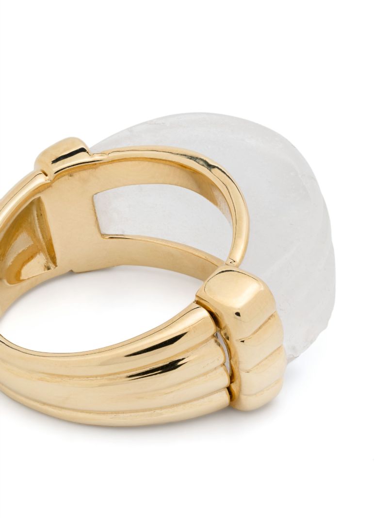 18k Yellow Gold DistÃ_x0083_Â¢ncia Quartz Ring