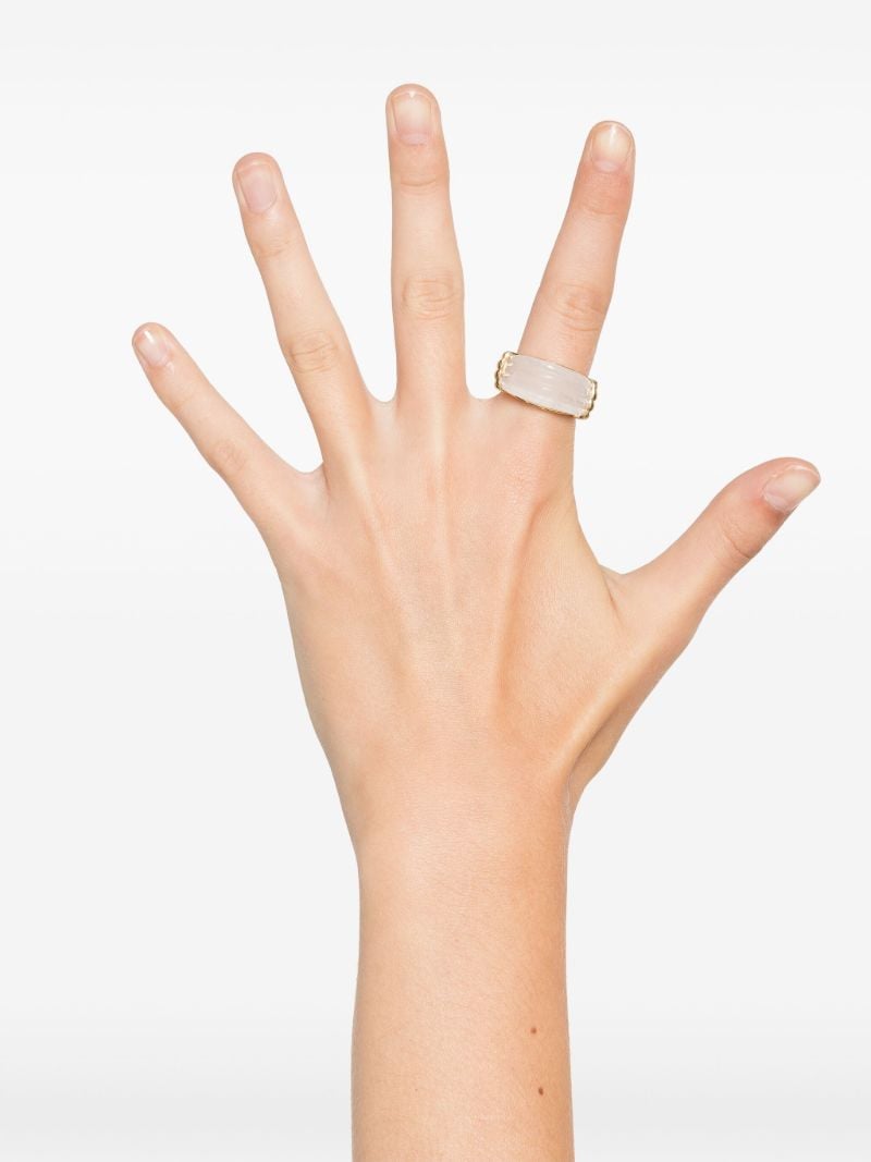 18k Yellow Gold DistÃ_x0083_Â¢ncia Quartz Ring