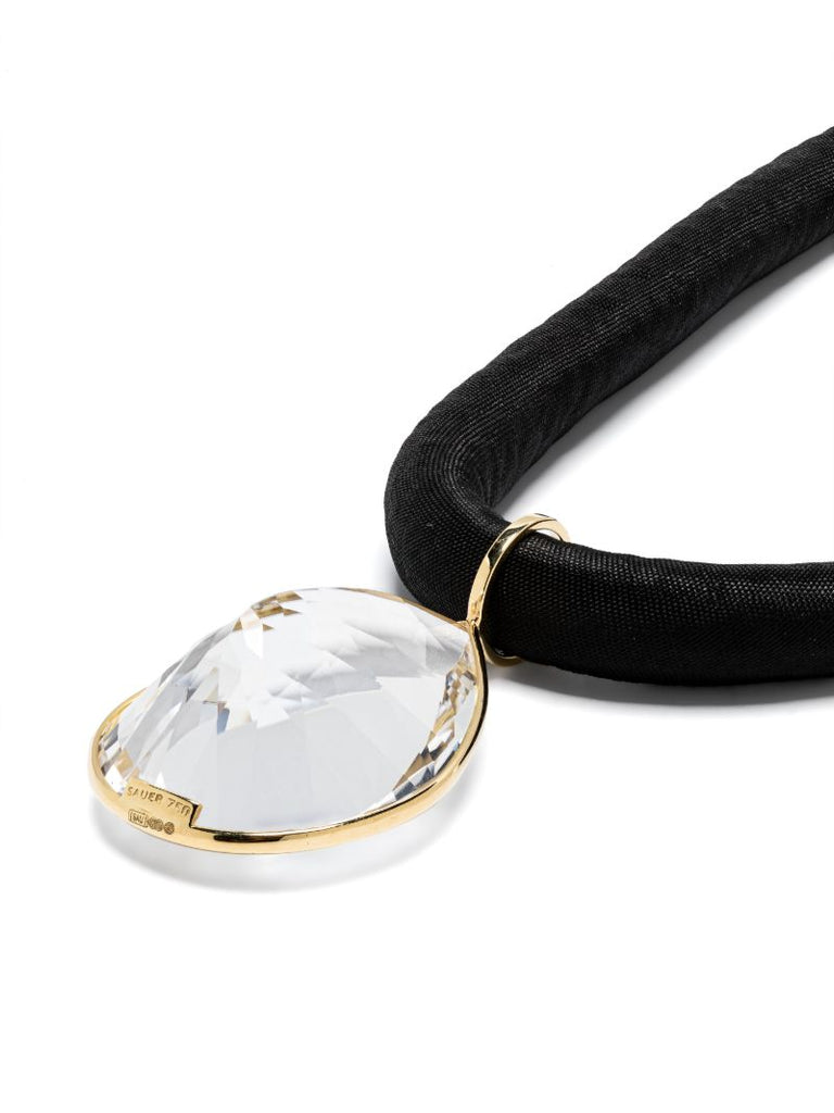 18k Yellow Gold Yvonne Crystal Necklace