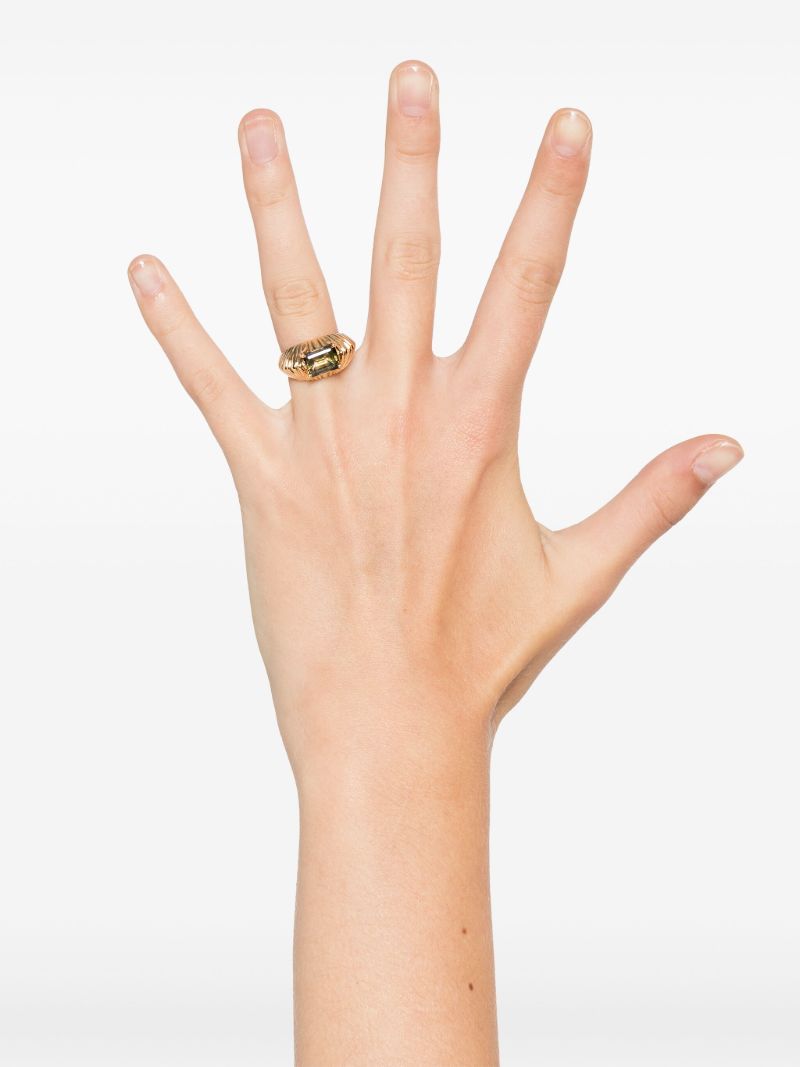 18k Yellow Gold One of a Kind Tourmaline Ring
