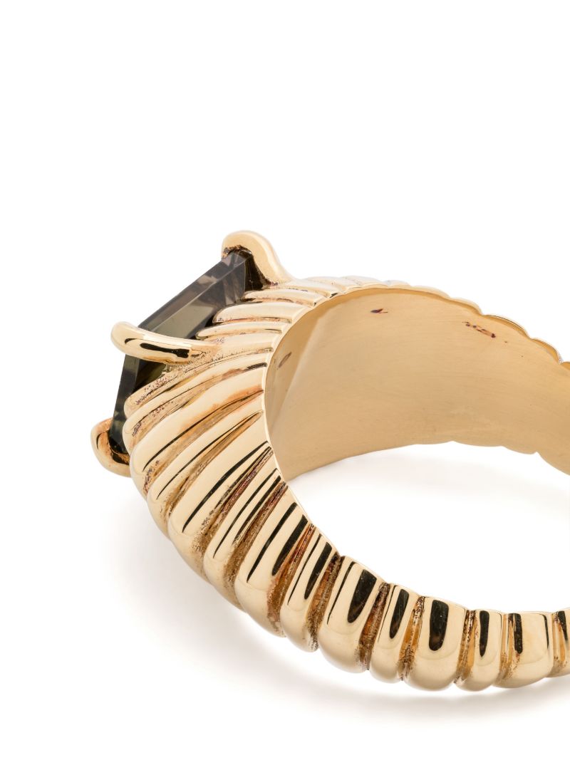 18k Yellow Gold One of a Kind Tourmaline Ring