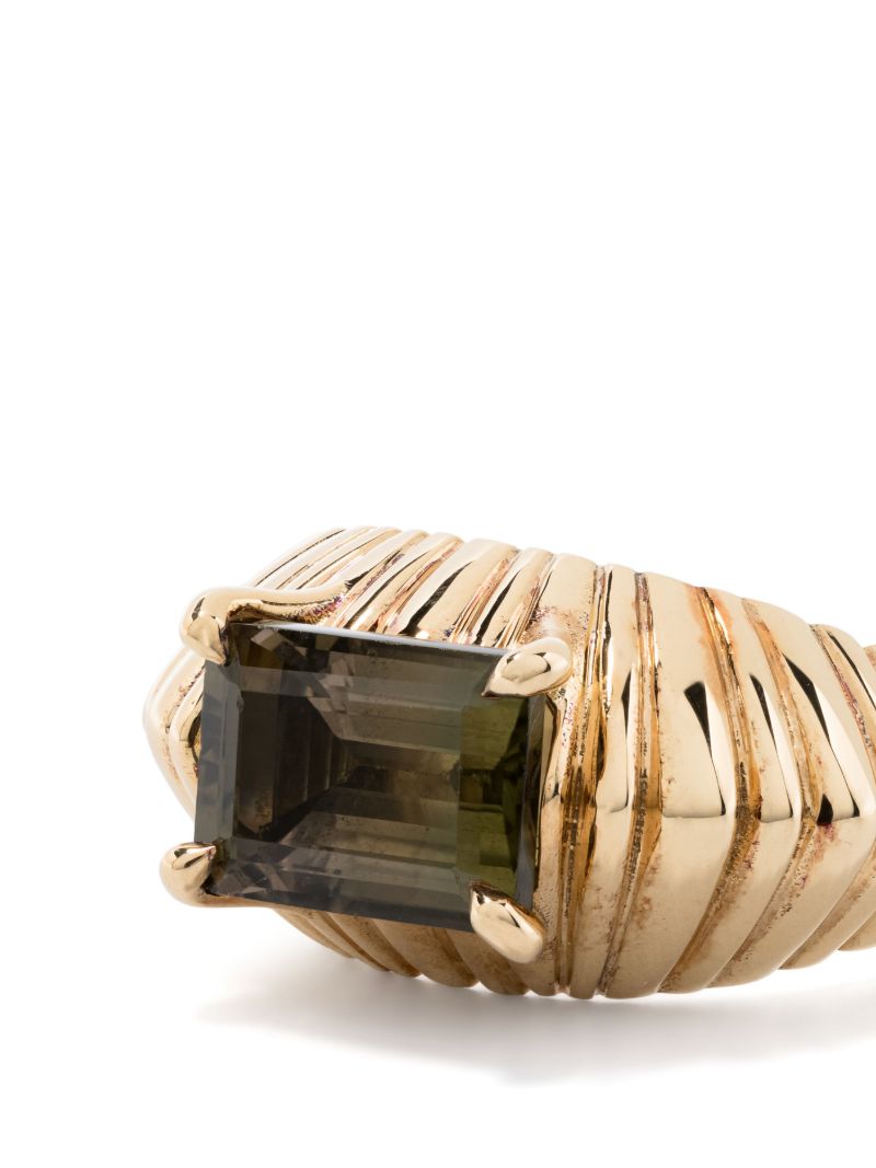 18k Yellow Gold One of a Kind Tourmaline Ring