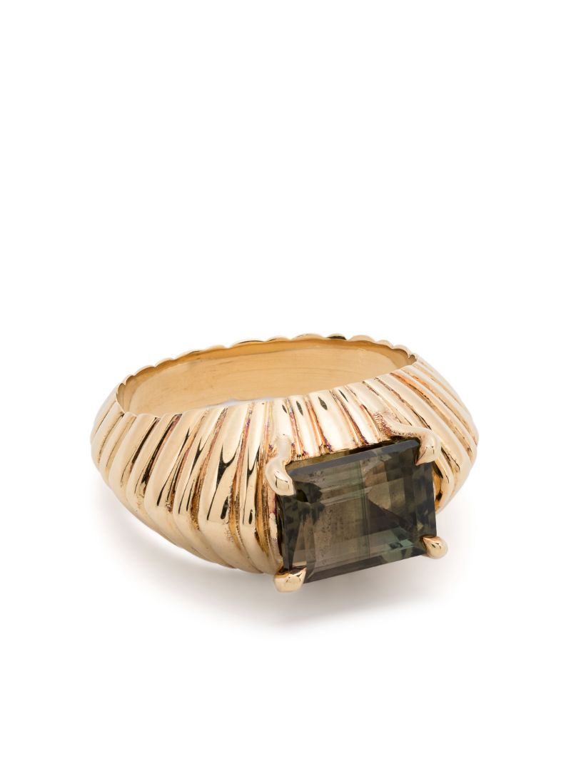 18k Yellow Gold One of a Kind Tourmaline Ring