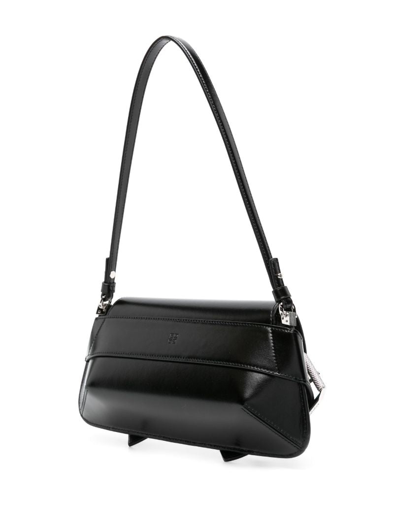 Yellow Voyou Leather Shoulder Bag