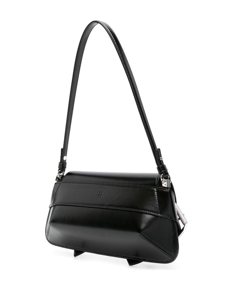 Yellow Voyou Leather Shoulder Bag