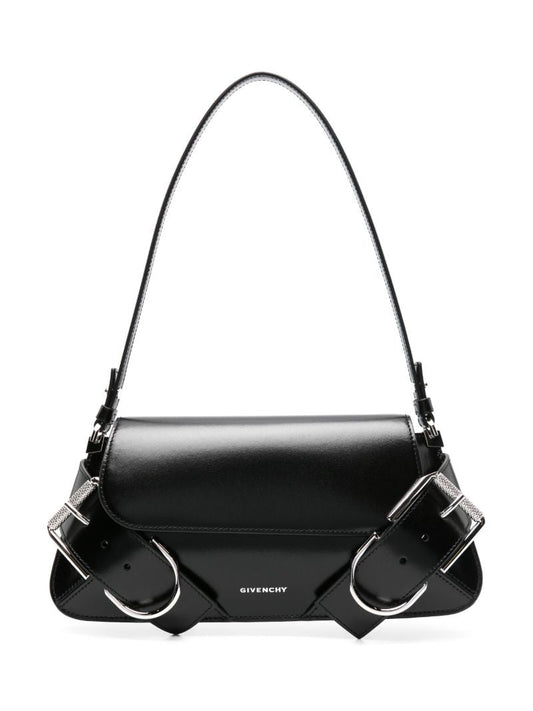 Yellow Voyou Leather Shoulder Bag